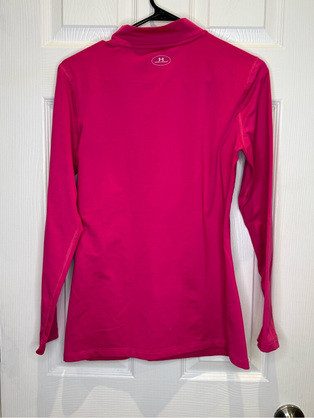 Under Armour Women's Large Coldgear Mock Long Sleeve Pink - Picture 3 of 7
